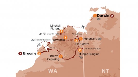 Jewels of the Kimberley with Outback Spirit