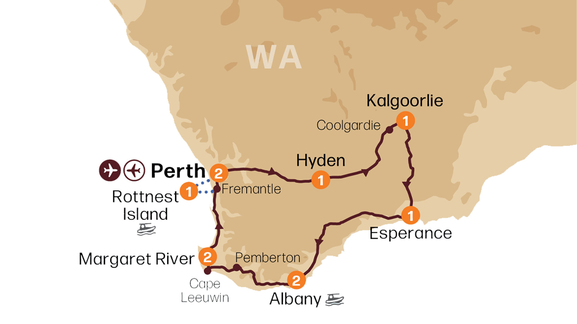 South Western Explorer with Outback Spirit