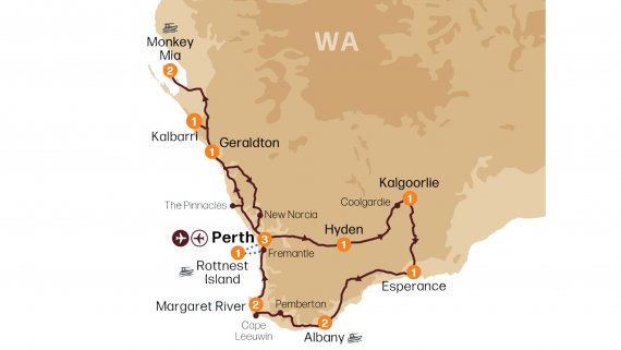 West Coast Discovery with Outback Spirit