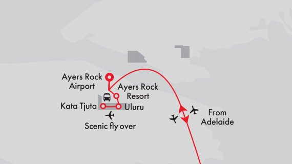 Exclusive Uluru Private Flight Weekend Getaway Departing Adelaide