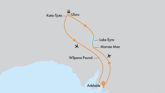 Kati Thanda-Lake Eyre, Uluru and Outback Air Charter