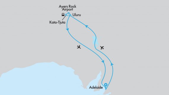 Exclusive Uluru Private Weekend Getaway from Adelaide