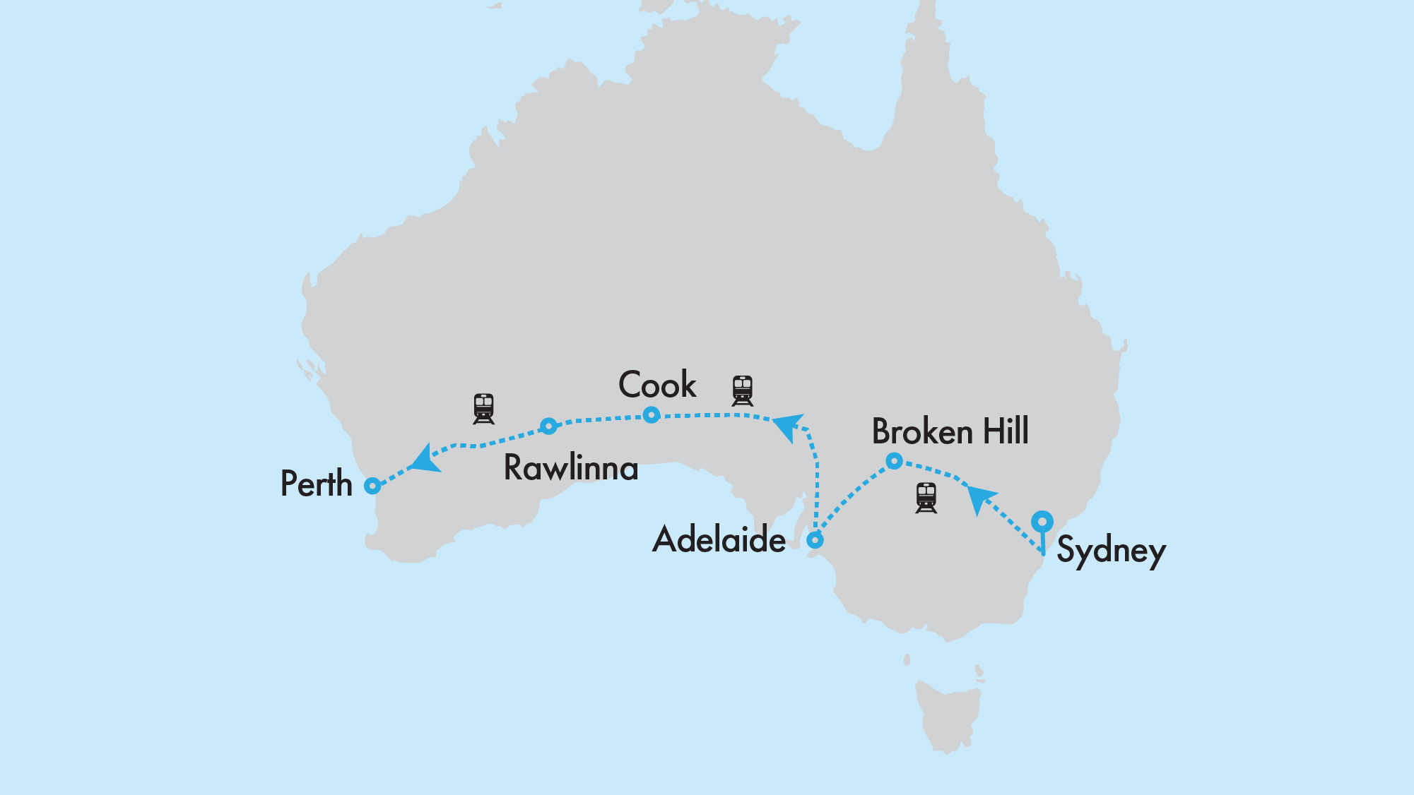Indian Pacific Sydney To Perth - Platinum Class