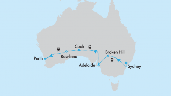 Indian Pacific Sydney To Perth - Platinum Class