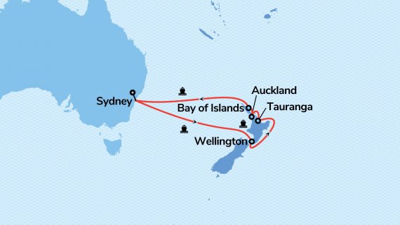 New Zealand with Queen Elizabeth