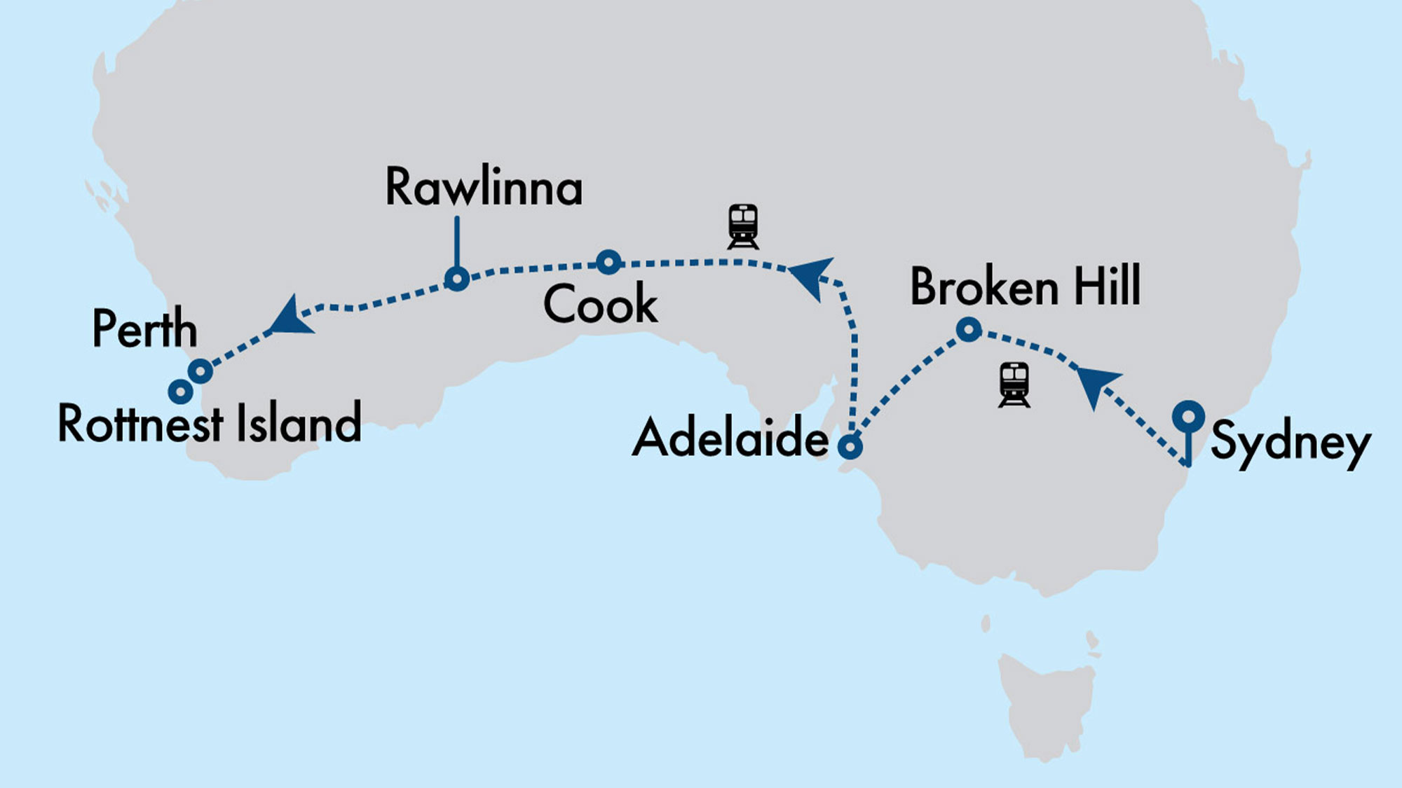 Perth & Rottnest Island Short Break with the Indian Pacific