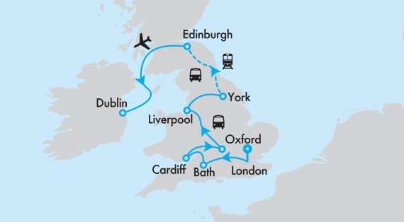 The Four Nations Discovery Tour - England, Wales, Scotland and Ireland Hosted Small Group Tour