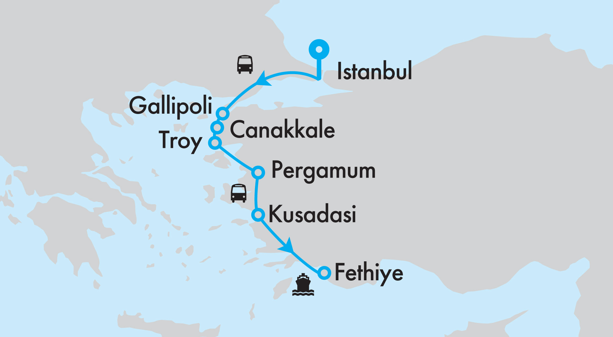 Wonders of Aegean with Gulet Cruise