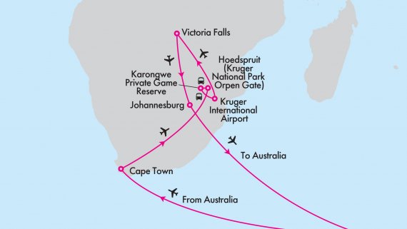 Southern Africa Highlights with Victoria Falls Small Group Tour