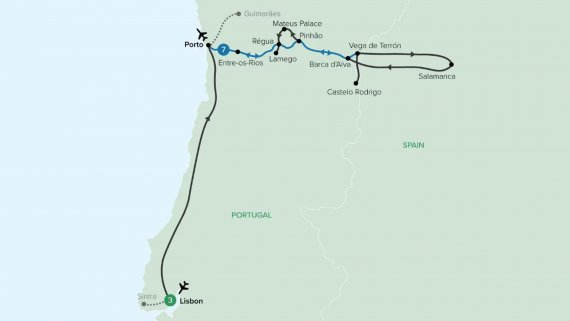 Lisbon with Douro Discovery Cruise & Tour