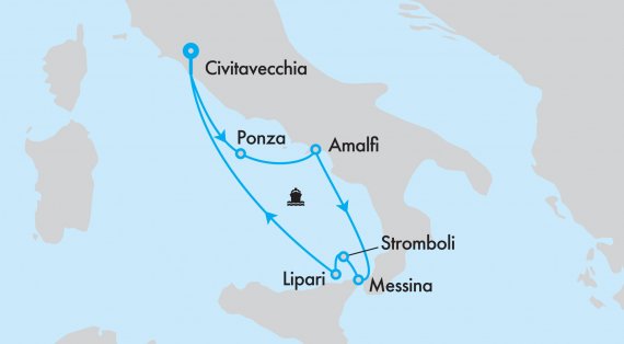 Italian Coastal Charm – Cruise the Amalfi & Sicily Coast