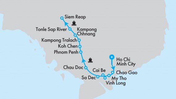 Majestic Mekong Delta River Cruise