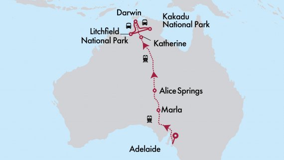 Premium Top End Odyssey with The Ghan Hosted Small Group