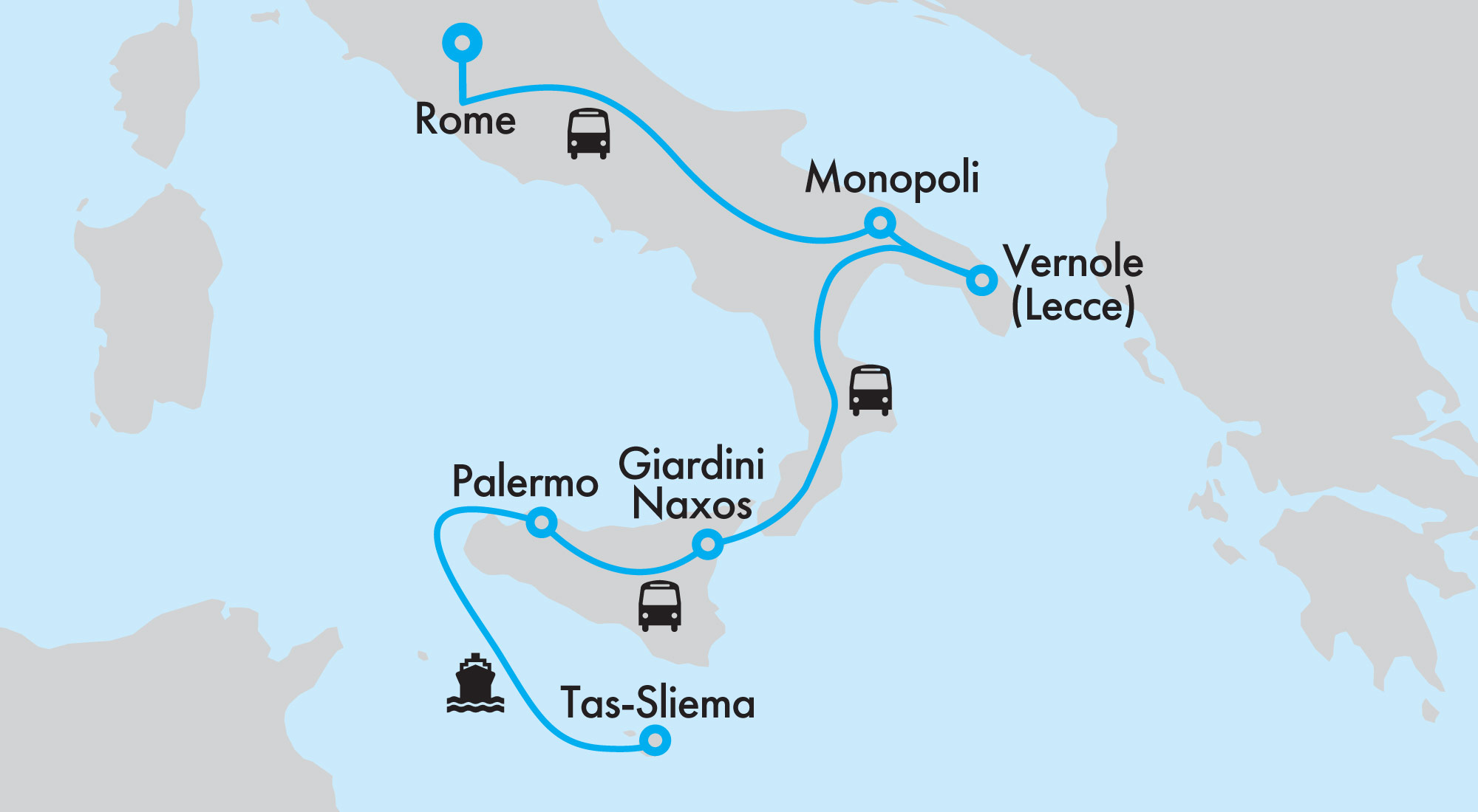 The Grand Mediterranean Tour of Southern Italy, Sicily & Malta Hosted Small Group Tour