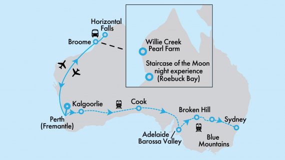 Ultimate Broome Hosted Small Group Discovery with The Indian Pacific