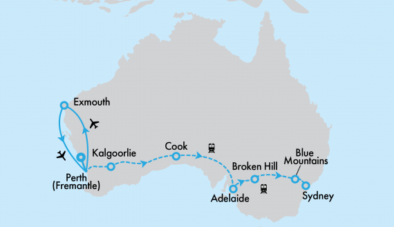 Ningaloo Experience Hosted Small Group Discovery with The Indian Pacific