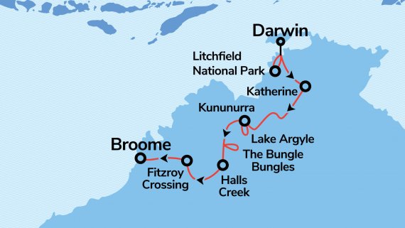 Kimberley Adventure - Darwin to Broome