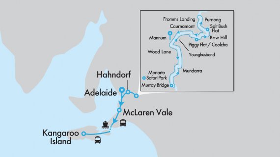 Murray Princess Cruise with Kangaroo Island Hosted Small Group Tour