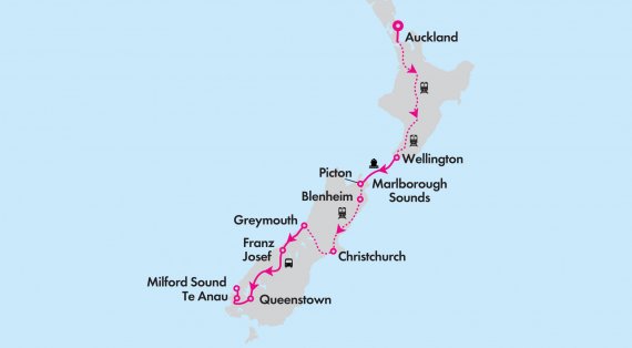 New Zealand Autumn Grand Rail Tour