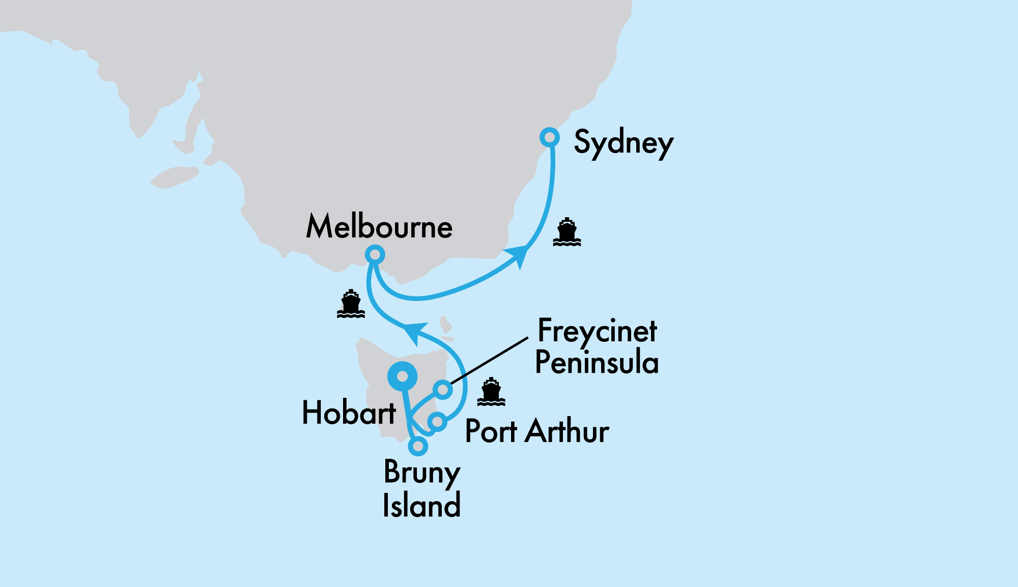 Tassie Tales & Sail with Royal Princess Hosted Small Group