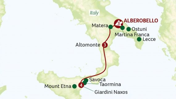 Treasures of Southern Italy & Sicily Small Group Tour