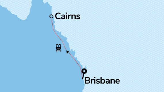 Cairns Rail and Reef - Brisbane to Cairns