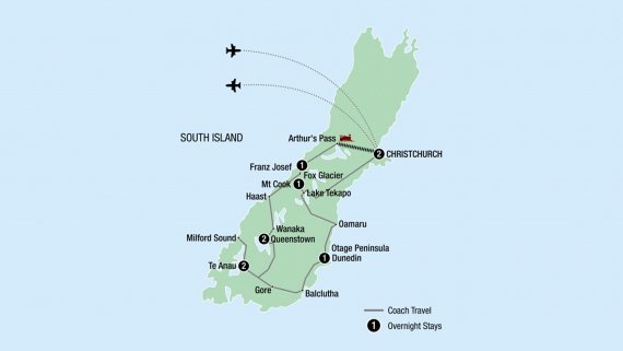 Ultimate South Island Escape (Small Group Touring)