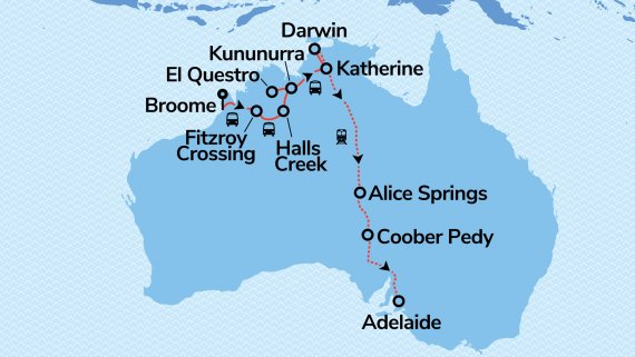Wonders of the Kimberley and Ghan Expedition